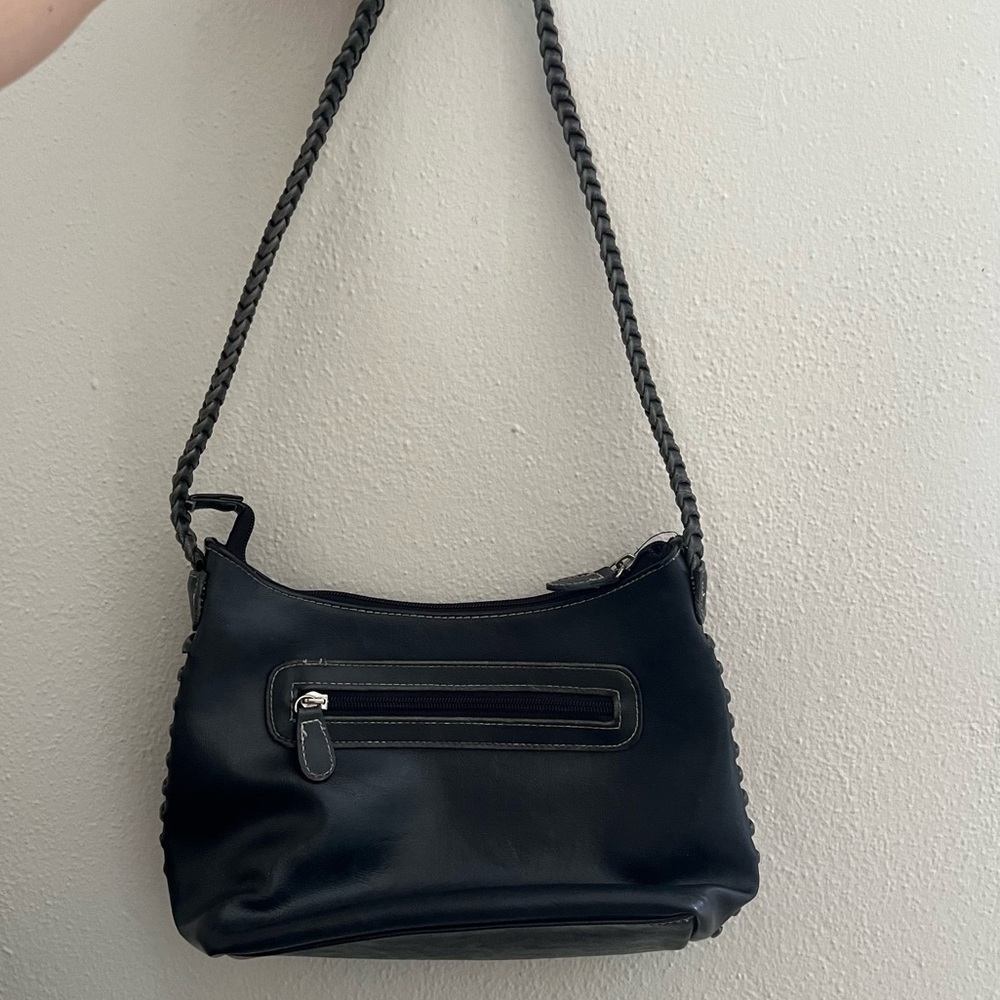 Leather Patchwork Shoulder Bag - image 3